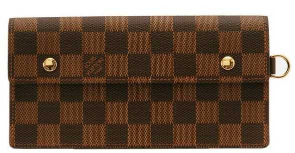 1:1 Copy Louis Vuitton Damier Ebene Canvas Portefeuille Accordeon N60002 Replica - Click Image to Close